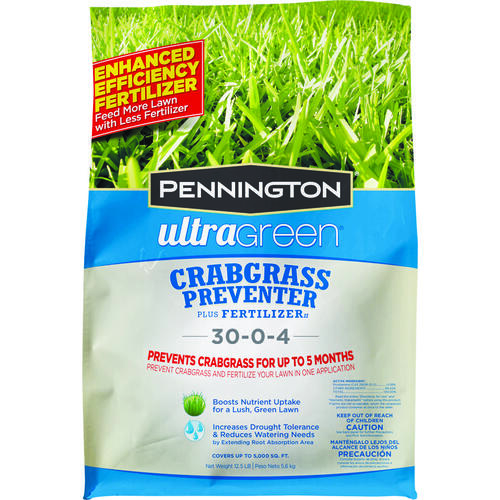 Pennington 100519559 Ultragreen Crabgrass Preventer and Fertilizer, 12 lb Bag