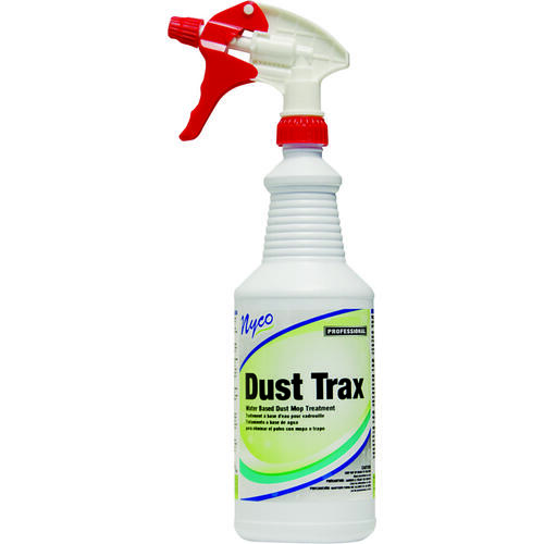 Dust Mop Treatment, 1 qt, Liquid, Pleasant, Blue/Green