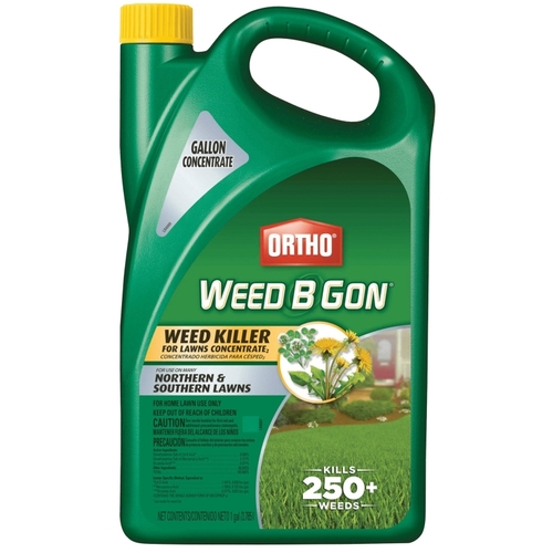 Ortho 0430005 Weed B Gon Concentrated Weed Killer, Liquid, Spray Application, 1 gal Bottle Clear/Yellow