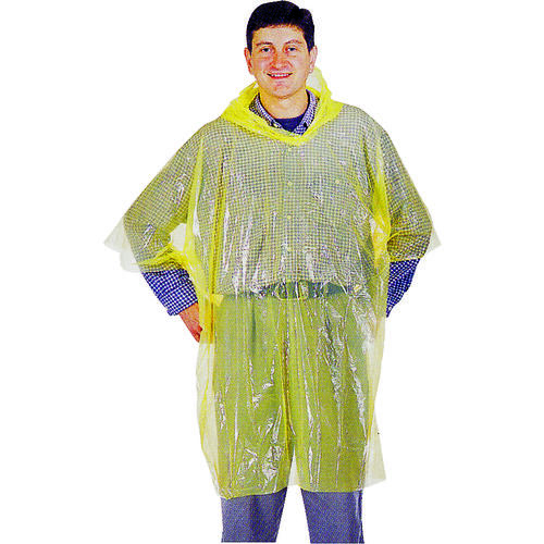 Diamondback 1743B Emergency Poncho, One-Size, PVC, Hooded Collar