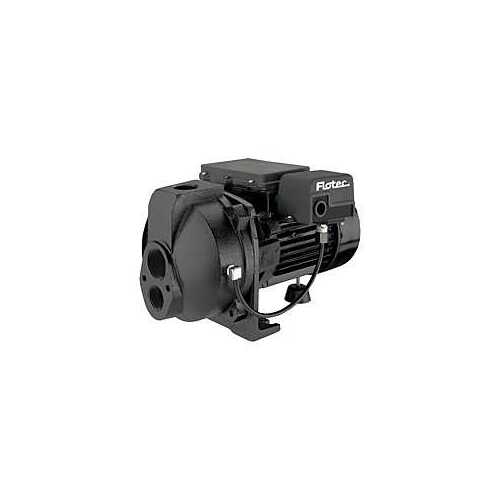FP4207 Convertible Jet Pump, 5.5, 11 A, 230/115 VAC, 3/4 hp, 1-1/4 x 1 in Connection, 70 ft Max Head, 16 gpm