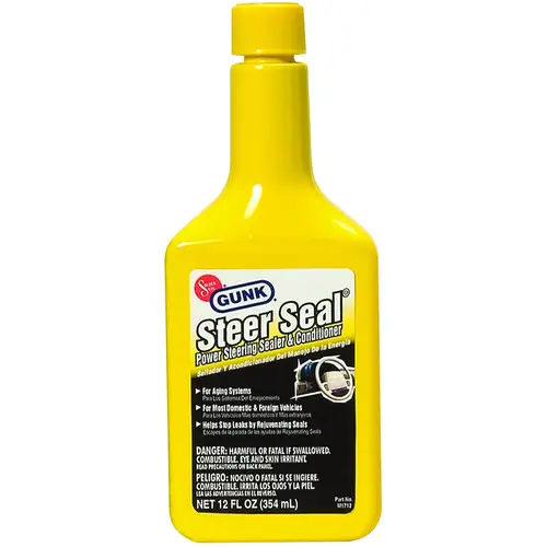 Power Steering Sealer Amber, 12 oz Bottle