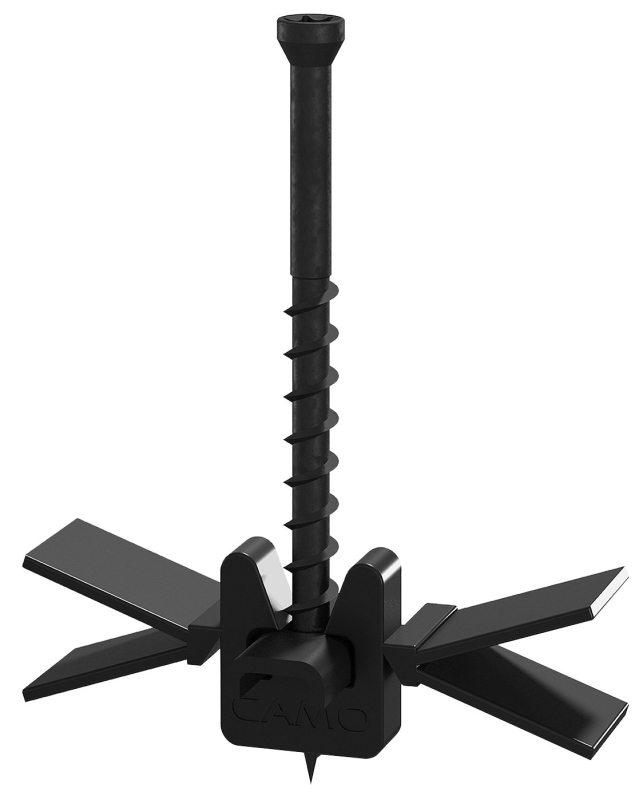 Camo 0344556 Edge X-Clip, 2-1/4 in L, Stainless Steel, Trim