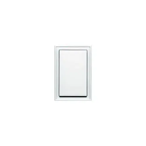 Builders Edge 130020001001 Mounting Block, 12-1/16 in L, 8-1/8 in W, White