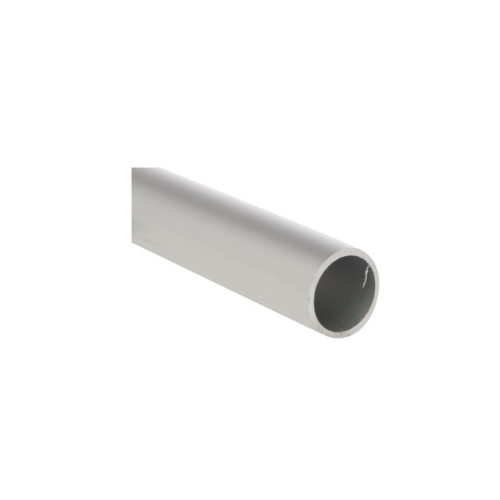 Loxcreen DUA726SCL08 Metal Tube, Round, 8 ft L, 1/8 in Wall, Aluminum, Satin