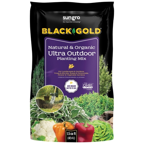 Ultra Outdoor Planting Mix, 1.5 cu-ft Coverage Area, 1.5 cu-ft