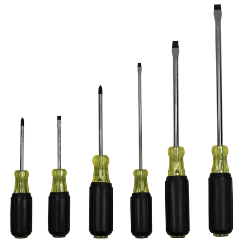 Screwdriver, 6-Piece, Yellow (Handle)