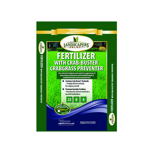 Crabgrass Killer Fertilizer Bag, Granular, 23-0-4 N-P-K Ratio