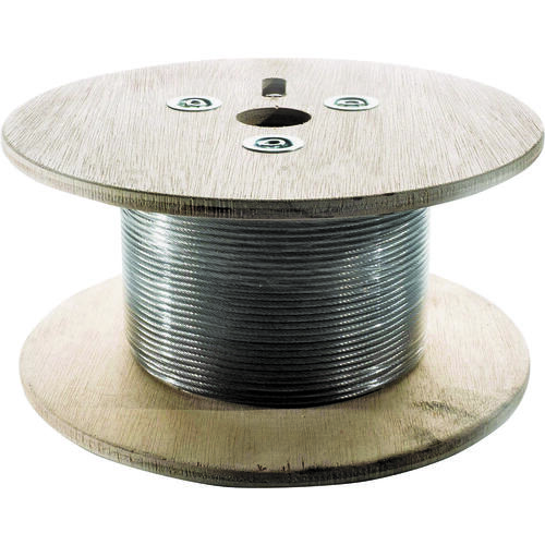 Wire Rope, 3 mm Dia, 100 ft L, 316 Stainless Steel