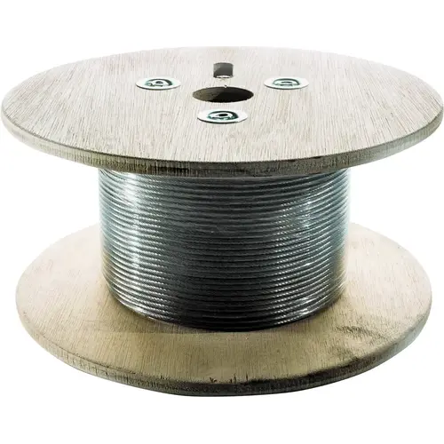 Ram Tail RT WR 3-100 Wire Rope, 3 mm Dia, 100 ft L, 316 Stainless Steel