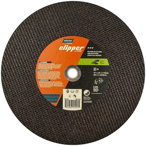 NORTON CLIPPER 70184601491 WHEEL CUT-OFF T1 14X1/8X1/20MM