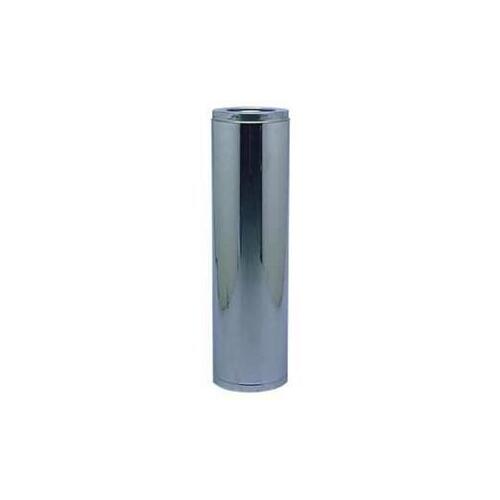 SELKIRK JM8S36 SuperVent 2100 Chimney Pipe, 12 in OD, 36 in L, Stainless Steel