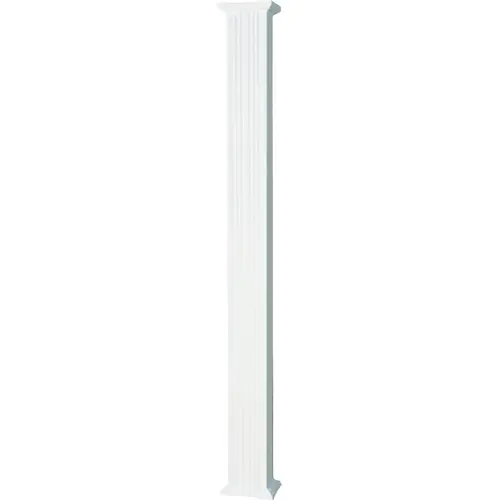 AFCO 800AC0610 800AC610 Column, 10 ft H, Square, Aluminum, White