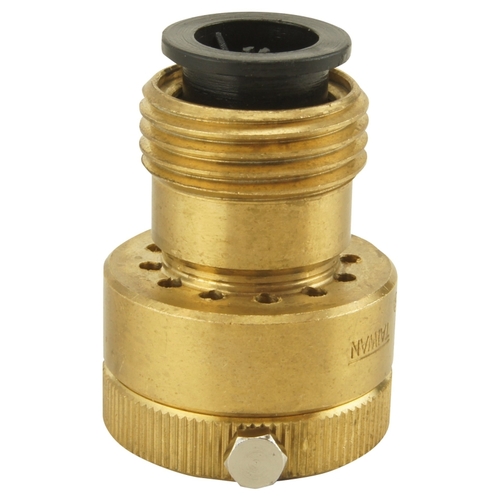 Vacuum Breaker, 3/4 in Connection, 125 psi Max Pressure, Brass Satin