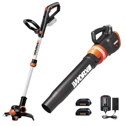 Worx WG929/921 WG929 Trimmer and Blower Combo Kit, Battery Included: Yes, Yes Charger Included