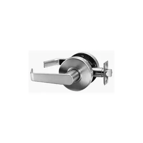 Professional Series Door Lock, 2 Grade, Keyed Different Key, Satin Chrome, Lever Handle, 2-3/4 in Backset