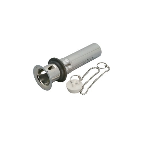 M-Line Series Sink Drain, 1-1/4 in Connection, Steel, Chrome