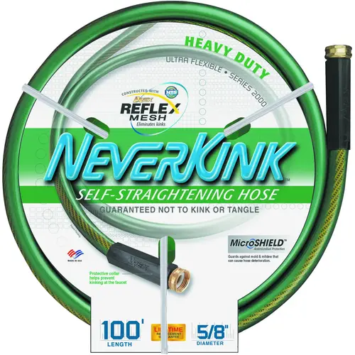 Neverkink 8617-100/8615 8617-100 Heavy-Duty Garden Hose, 5/8 in, 100 ft L