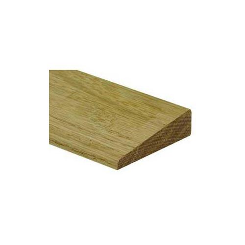 SHUR-TRIM FW3810NAT03 Tile Reducer, 3 ft L, 1-3/4 in W, 7/16 in Thick, Hardwood, Natural Oak