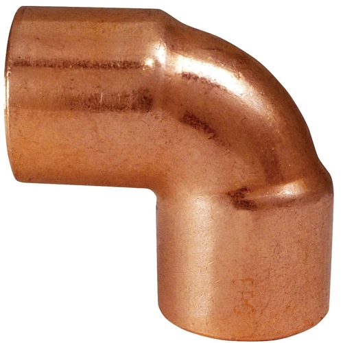 EPC 10180008 Pipe Elbow, 3/4 in, Sweat, 90 deg Angle, Copper - pack of 10