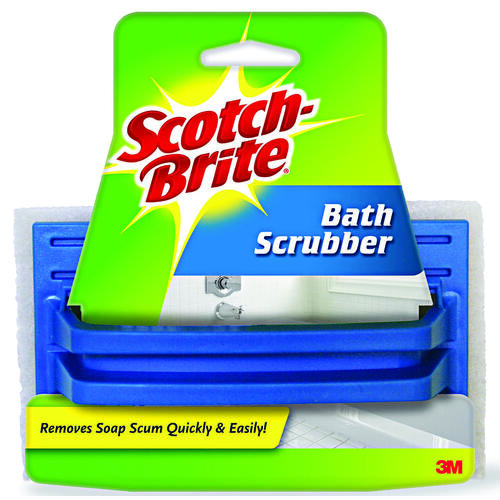 Scotch-Brite 7723-G 7723 Bath Scrubber, 6 in L, 4 in W, Brown