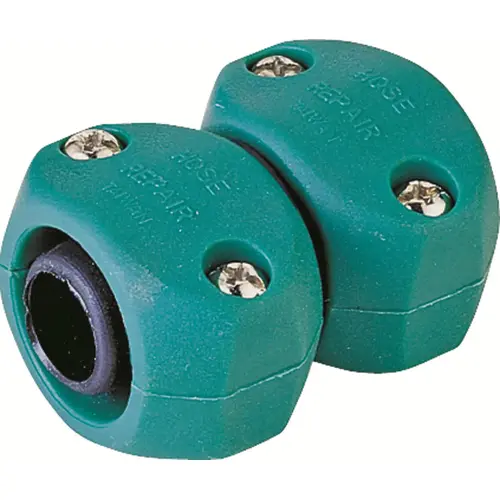 Landscapers Select GC5323L Hose Mender, 5/8 to 3/4, Male, Plastic, Black and Green