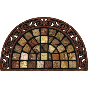 Apache Mills AP711-4016K Masterpiece Door Mat, 36 in L, 22 in W, Rectangular