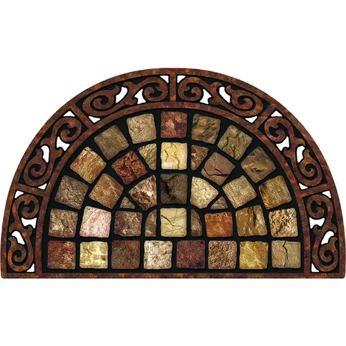 Apache Mills AP711-4016K Masterpiece Door Mat, 36 in L, 22 in W, Rectangular