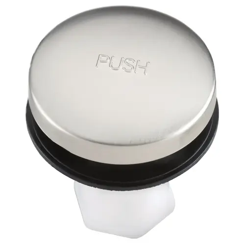 Tub Drain Stopper, Brushed Nickel, For: Tub Drains