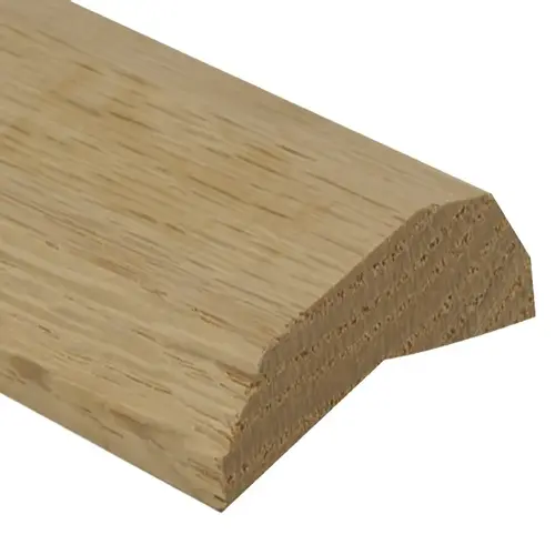 Pre-Drilled Equalizer, 6 ft L, 2 in W, 3/8 in Thick, Hardwood, Natural Oak