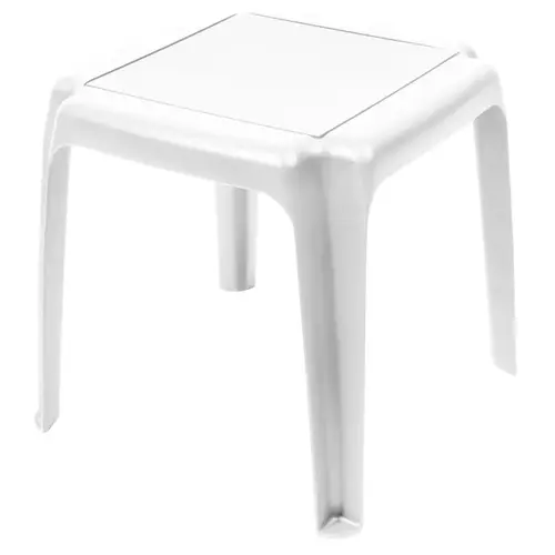 Side Table, Resin Table, White Table