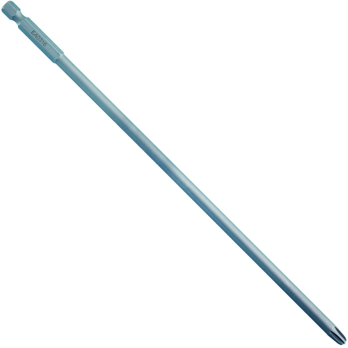 Screwdriver Bit, Hex Drive, 3 in L, Steel