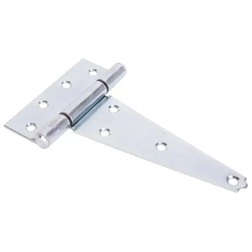 T-Hinge, Steel, Zinc, Fixed Pin, 180 deg Range of Motion, 48 (Pc) lb