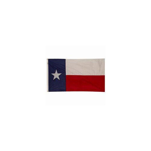 Valley Forge TX3-T TX3 Texas Flag, 3 ft W, 5 ft H, Nylon