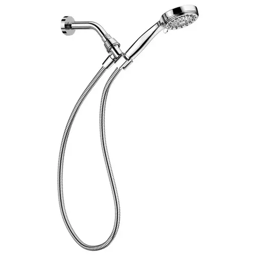 Ignite Series Handheld Shower, 1/2 in Connection, 2.5 gpm, 5-Spray Function, Chrome, 60 in L Hose