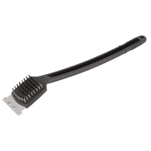 Omaha JJ18600-XCP6 Grill Brush, 2-1/8 in L Brush, 2 in W Brush, Stainless Steel Bristle, Stainless Steel Bristle - pack of 6