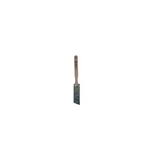 Tradition Angular Paint Brush, 1-1/2 in W, 1-1/2 in L Bristle, Natural Black Bristle