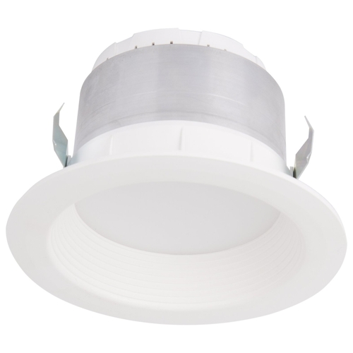 Retrofit Trim, Recessed Lighting Kits, Plastic, Warm White, White, 1-Piece