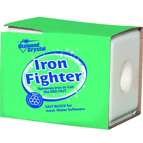 Cargill, Inc 110024508 Diamond Crystal Iron Fighter Salt Pellets, 50 lb Bag, Blocks