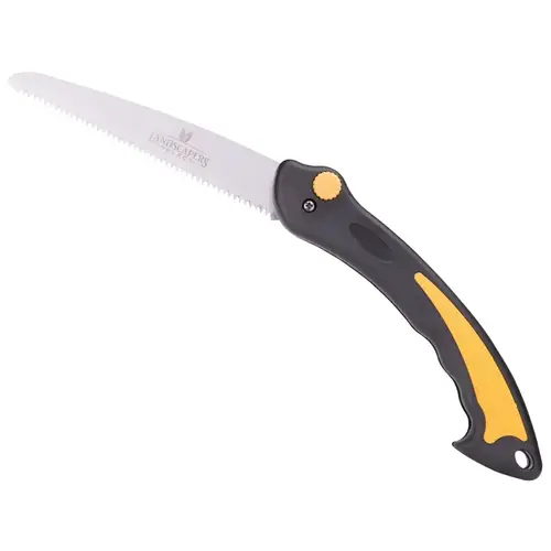 Pruning Saw, Steel Blade, 8 TPI, TPR Handle Black/Yellow