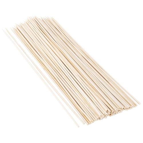 100 Pc Bamboo Skewers, 12 in L, Bamboo - pack of 6