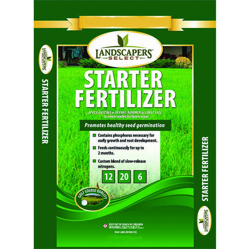 Lawn Starter Fertilizer Bag, 12-20-6 N-P-K Ratio