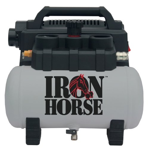 IRON HORSE IH1015OF-PQS Air Compressor, 1 gal Tank, 1 hp