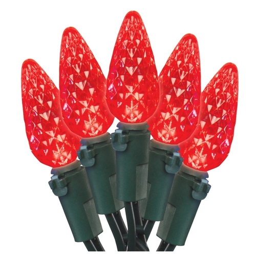 LED OUTDOOR 70L C6 RED 4X4X4IN - pack of 12