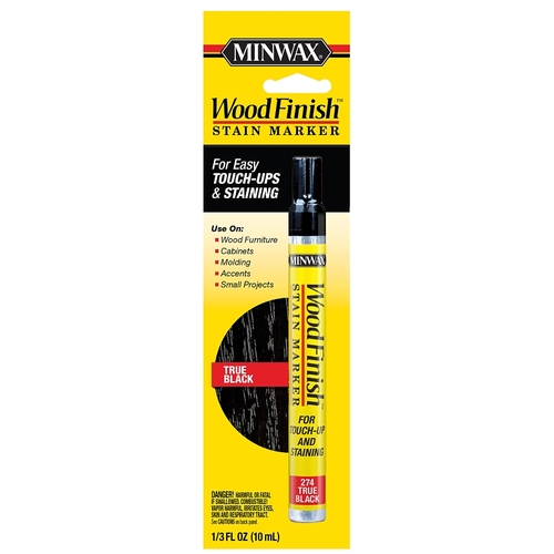 Minwax 635200000 Wood Finish Stain Marker, True Black, 0.33 oz