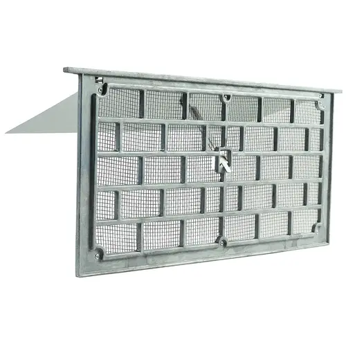 Foundation Vent, 50 sq-in Net Free Ventilating Area, Aluminum - pack of 12