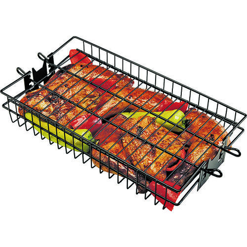 GrillPro 24785 Flat Spit Basket, Non-Stick