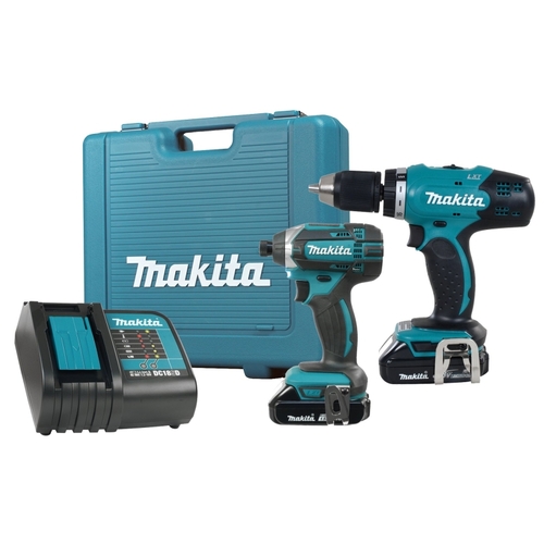 Power Tool Combination Kit, Battery Included, 18 V, 2-Tool, Lithium-Ion Battery