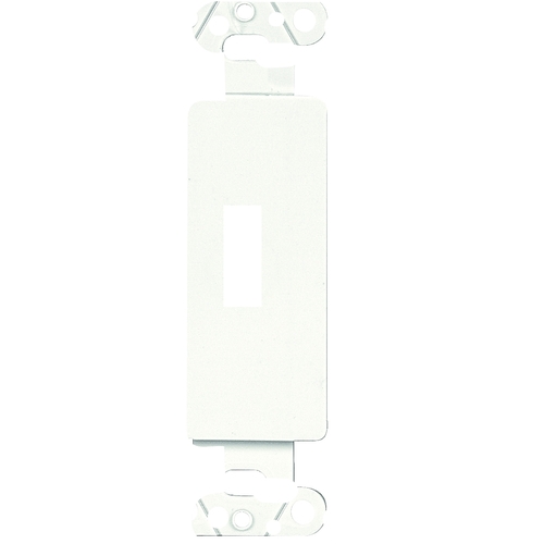 Eaton 2161W-BOX Wallplate Adapter, Decorative, Plastic, White