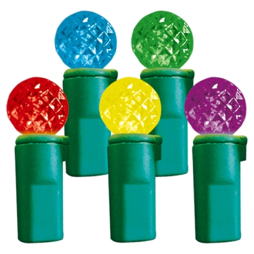 Light Set, 4.8 W, 70-Lamp, LED Lamp, Multi-Color Lamp, 25,000 hr Average Life - pack of 12